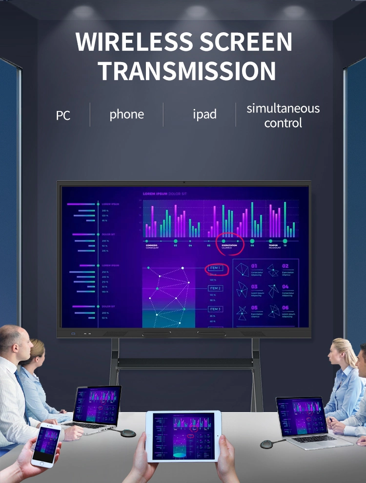 Factory 2023 The Latest 55 65 75 Inch Multi-Touch Interactive Whiteboard Tablet Wholesale Smart Board for Sale